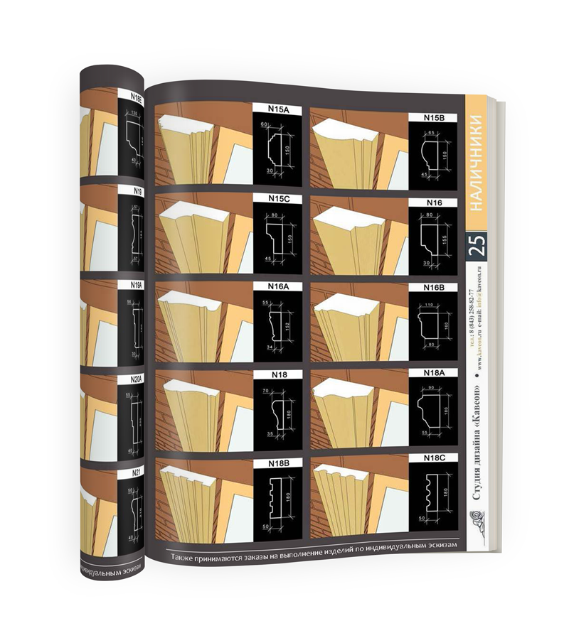Каталог фасадного декора